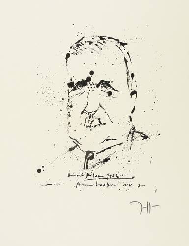 Janssen, Horst - Dichterköpfe - Dichterköpfe - Heinrich Mann