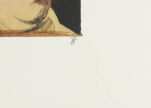 Janssen, Horst - Neun Köpfe - Neun Köpfe - Friedrich Schlegel
