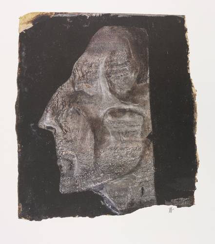 Janssen, Horst - Neun Köpfe - Neun Köpfe - Friedrich der Große (Totenmaske)