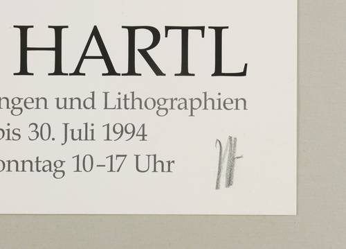Janssen, Horst - Ausstellungsplakat Kunsthaus Dr. Hartl Freising - Ausstellungsplakat Kunsthaus Dr. Hartl Freising - Lust- und Totentänzeleien