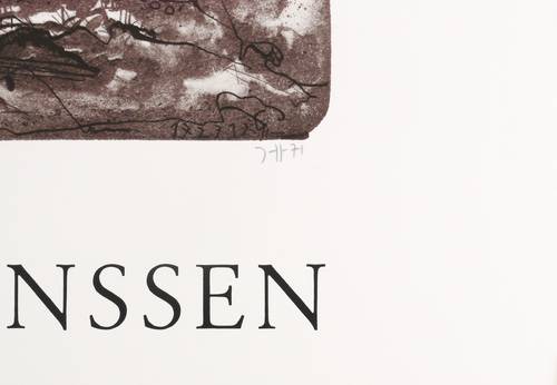 Janssen, Horst - Ausstellungsplakat Griffelkunst Hamburg-Langenhorn - Ausstellungsplakat Griffelkunst Hamburg-Langenhorn - Landschaft