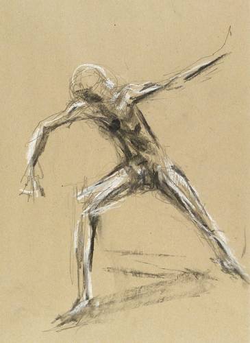 Jastram, Thomas -  -  - Bewegungsstudie (Figur vorwärts schreitend)