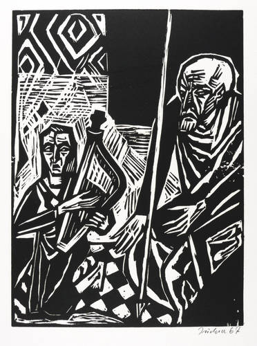 Jüchser, Hans -  -  - David spielt vor Saul