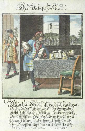 Weigel, Christoph - Hundert ausbündige Narren (Abraham a Sancta Clara) - Hundert ausbündige Narren (Abraham a Sancta Clara) - Der Diebische-Narr (Dieb)