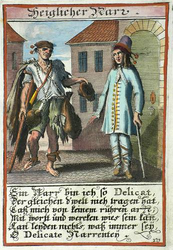 Weigel, Christoph - Hundert ausbündige Narren (Abraham a Sancta Clara) - Hundert ausbündige Narren (Abraham a Sancta Clara) - Heiglicher Narr (Feigheit. Überempfindlichkeit)