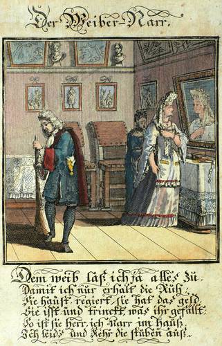 Weigel, Christoph - Hundert ausbündige Narren (Abraham a Sancta Clara) - Hundert ausbündige Narren (Abraham a Sancta Clara) - Der Weiber-Narr (Pantoffelheld. Hausherr & Hausherrin)