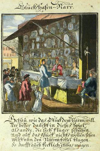 Weigel, Christoph - Hundert ausbündige Narren (Abraham a Sancta Clara) - Hundert ausbündige Narren (Abraham a Sancta Clara) - Glückshafen-Narr (Spielsucht. Glücksspiel)