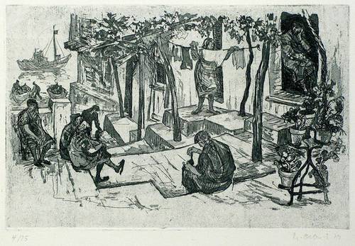 Olbrich, Heinz -  -  - Überm Hafen von Sosopol