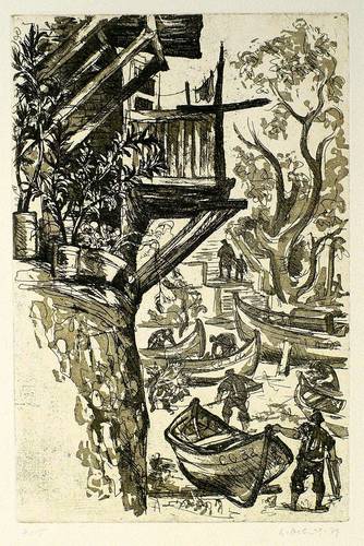 Olbrich, Heinz -  -  - Sosopol - am Hafenviertel