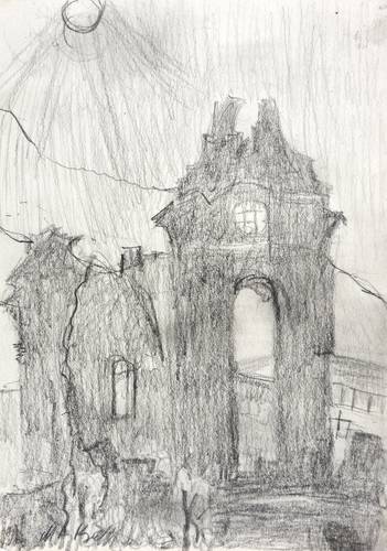 Adler-Krafft, Maria -  -  - Ruine der Frauenkirche