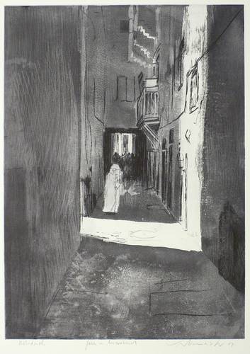 Werkmeister, Wolfgang -  -  - Gasse in Marrakesch