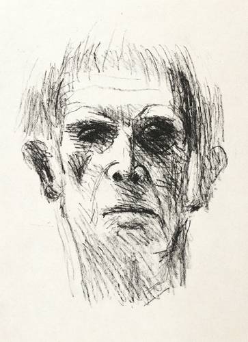 Marcks, Gerhard -  -  - Selbstbildnis von vorn