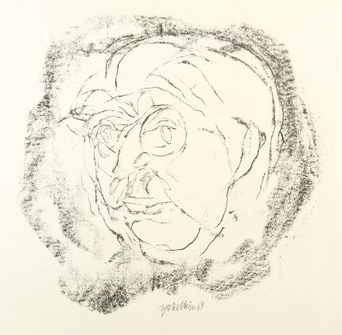 Zickelbein, Horst -  -  - Porträt Arnold Zweig