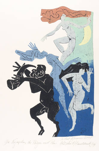 Hofmann, Michael -  -  - Die Nymphen, der Reigen und Pan
