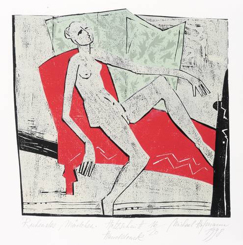 Hofmann, Michael -  -  - Ruhendes Mädchen
