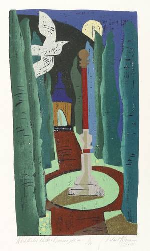 Hofmann, Michael -  -  - Nächtlicher Park Weesenstein