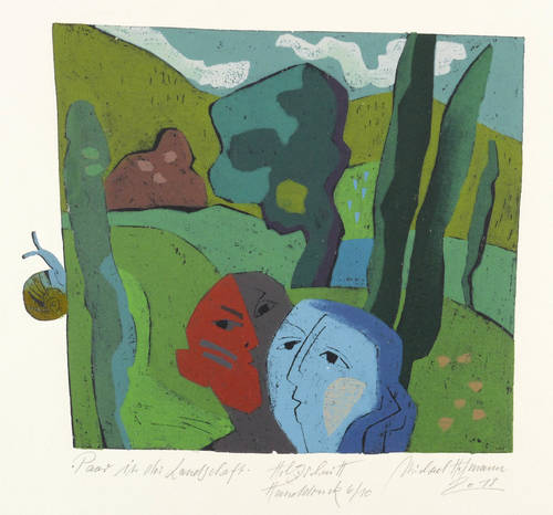 Hofmann, Michael -  -  - Paar in der Landschaft