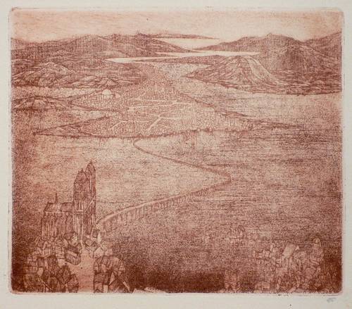 Friedrich, Alexander - Weite phantastische Landschaft - Weite phantastische Landschaft - 