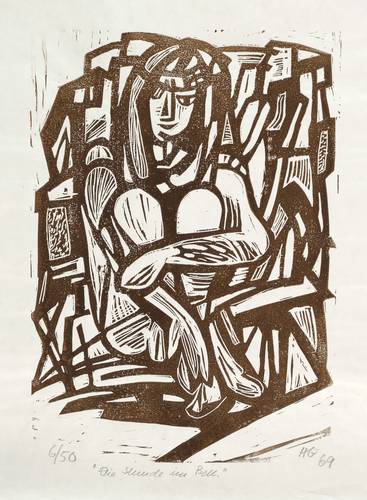 Goldschmidt, Hilde -  -  - Die Stunde im Bett