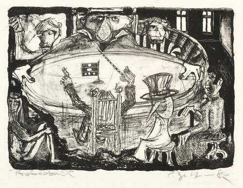 Dettmann, Peter -  -  - Besuch (Weltgericht)