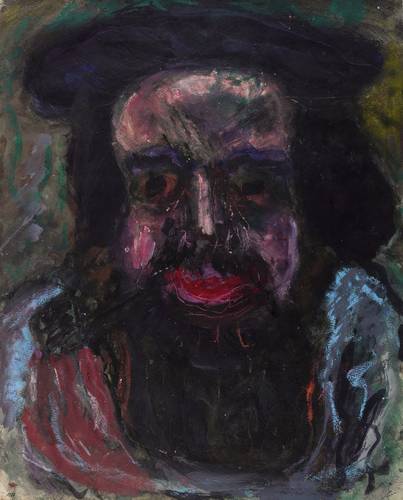 Kaiser, Peter -  -  - Ohne Titel (Männerkopf)