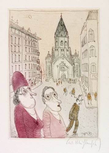 Mühlenhaupt, Kurt -  -  - Heimstraße und Passionskirche (Berlin-Kreuzberg)