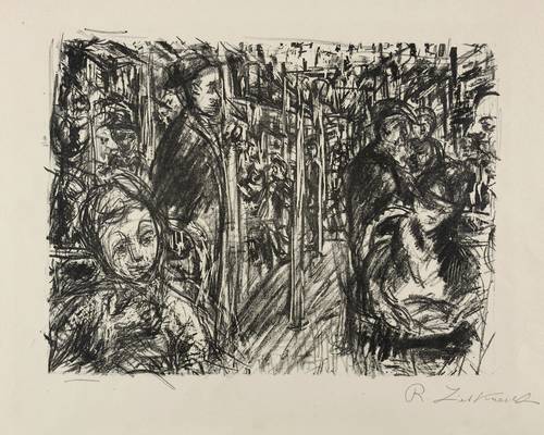 Liebknecht, Robert -  -  - In der Pariser Metro