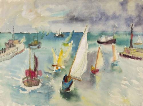 Hippold-Ahnert, Gussy -  -  - Hafen Warnemünde