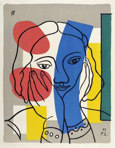 Leger, Fernand -  -  - Portrait de femme (Portrait de Nadia)