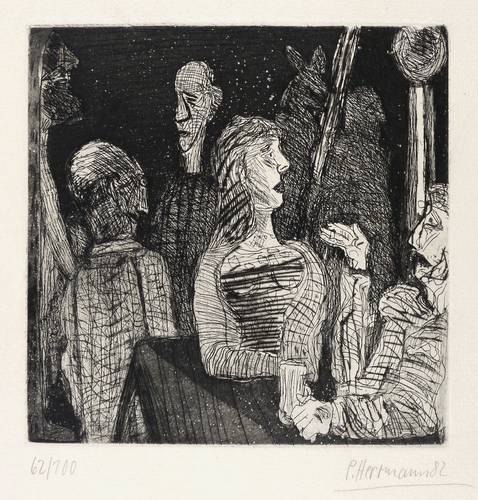 Herrmann, Peter -  -  - Im Biergarten