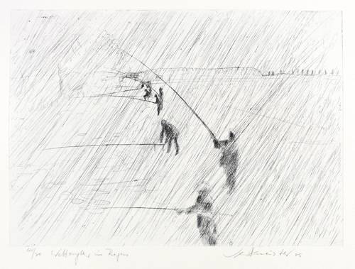 Werkmeister, Wolfgang -  -  - Wettangler im Regen