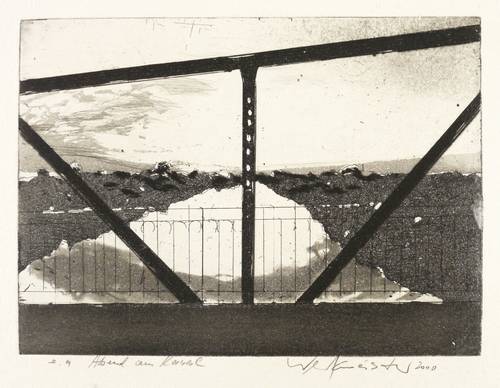 Werkmeister, Wolfgang -  -  - Abend am Kanal