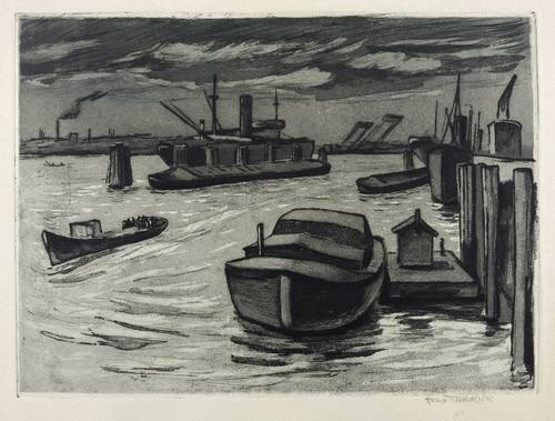 Tucholski, Herbert -  -  - Hamburger Hafen