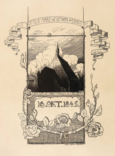 Wedemann, Hermann (zugeschrieben) -  -  - Der Dom zu Sanct Marien in Freiberg