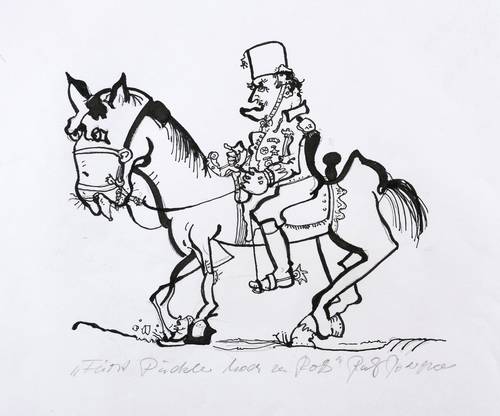 Bergner, Ralf -  -  - Fürst Pückler hoch zu Roß