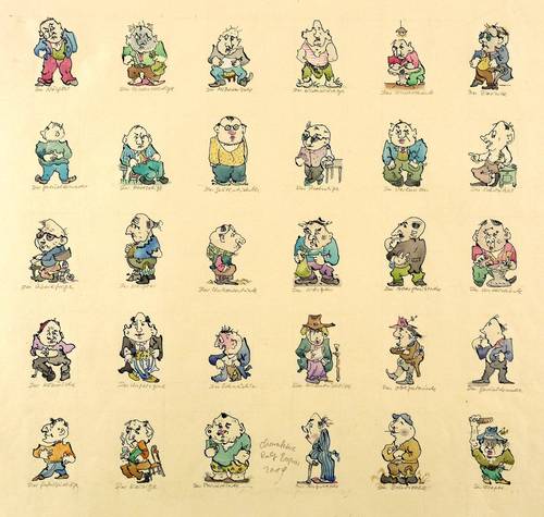 Bergner, Ralf -  -  - Charaktere (30 Figuren)