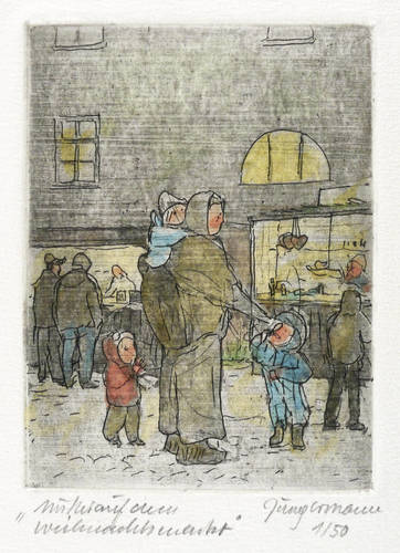 Jungermann, Ulrich -  -  - Mutter auf dem Weihnachtsmarkt