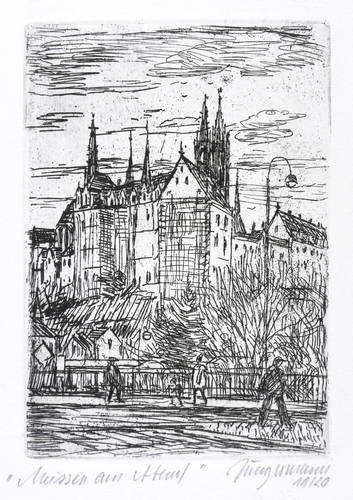 Jungermann, Ulrich -  -  - Meissen am Abend