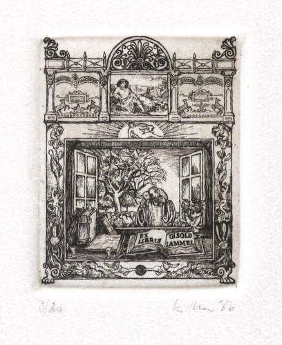 Richter, Gerenot -  -  - Exlibris Gisold Lammel
