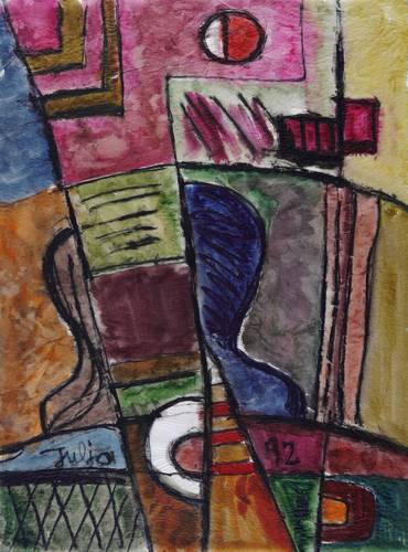 Stephan, Rosemarie (Julia) -  -  - Figur im Raum