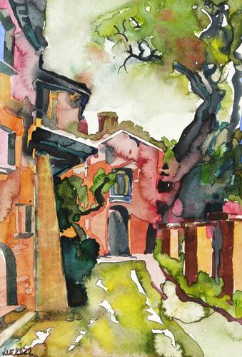 Adler, Leonore -  -  - Regen über Querceto