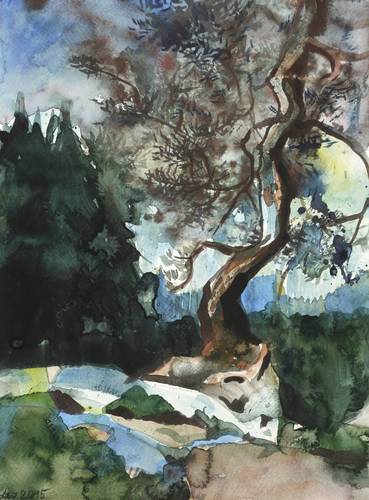 Adler, Leonore -  -  - Abend am Taubenstein (Hinterhermsdorf)