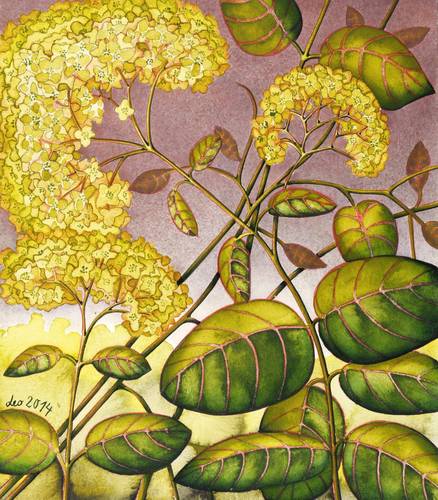 Adler, Leonore -  -  - Grüne Hortensie