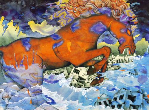 Adler, Leonore -  -  - Apokalypse I - Feuer und Wasser