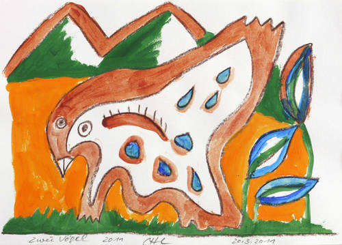 Latendorf, Christiane -  -  - Zwei Vögel