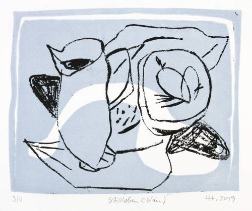 Heyder, Helene -  -  - Stillleben (blau)