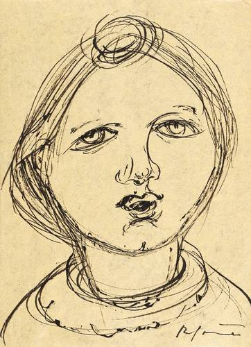 Gruner, Rudi -  -  - Mädchenkopf