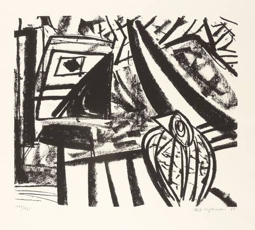 Hofmann, Veit -  -  - Komposition mit Vogel