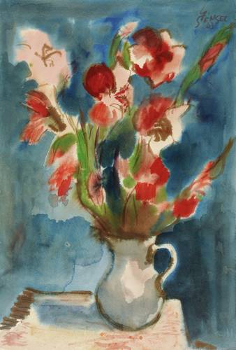 Stengel, Gerhard -  -  - Rote Schwertlilien