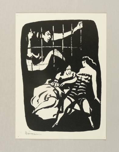 Husmann, Fritz -  -  - Lucy und Polly im Gefängnis (Dreigroschenoper)